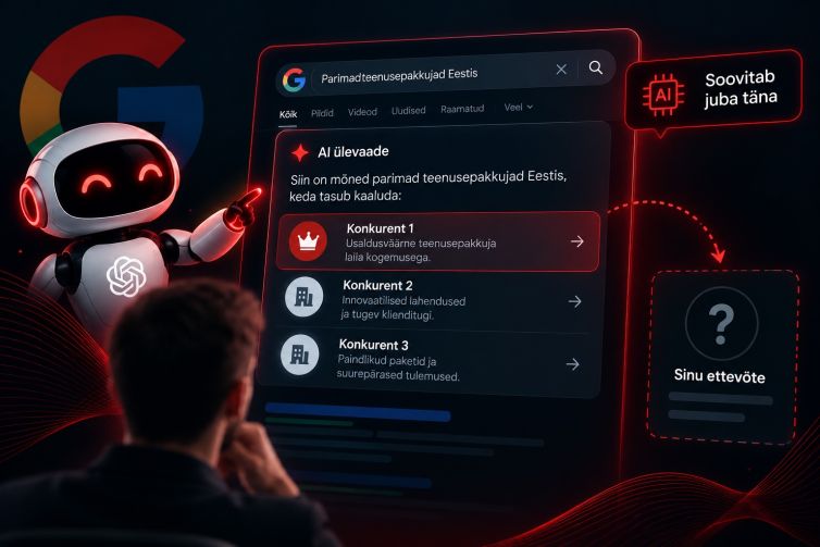 Ettevõtte nähtavus AI otsingus ja konkurentide soovitustes